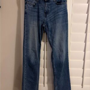 Hollister Men's Bootcut Jeans in Light Blue